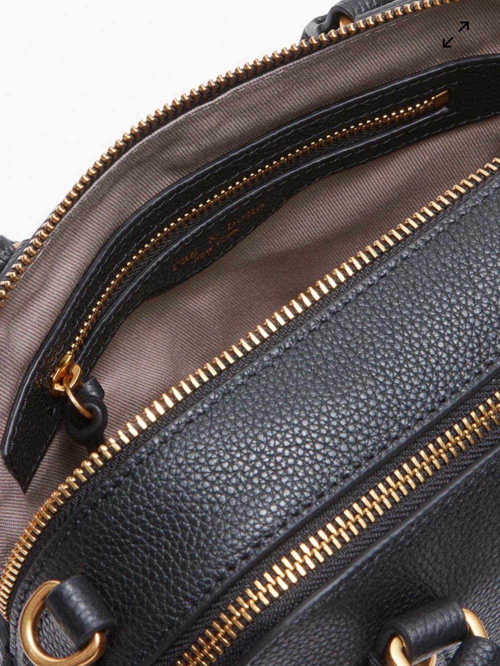 Rag & Bone small Gramercy Satchel Chocolate Brown NWOT - Picture 4 of 4